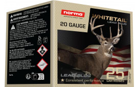 Norma 1198043420 20G 2.75 Slug Whitetail - 25sh Box