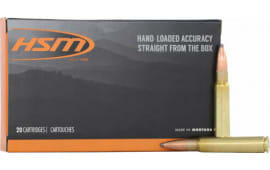 HSM 8MAUSER5N 8mmMauser 195 GR Soft Point 20 Per Box/20 Case - 20rd Box