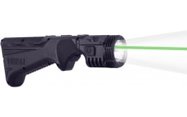 Viridian 912-0090 4LUX 2K Grip Light with Green Laser Black 2000 Lumens White LED/Green Laser