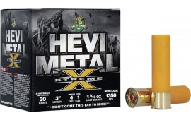 HEVI-Shot HS39202 HEVI-Metal Extreme 20Gauge 3" 1 1/16oz Steel/Tungsten 4/1Shot 25 Per Box/10 Case - 25sh Box