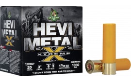 HEVI-Shot HS39206 HEVI-Metal Extreme 20Gauge 3" 1 1/16oz Steel/Tungsten 6/3Shot 25 Per Box/10 Case - 25sh Box