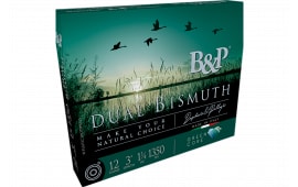 B&P Ammunition 12B4DB43 Dual Bismuth 12Gauge 3" 1 1/4oz Bismuth 3/4Shot 10 Per Box/10 Case - 10sh Box