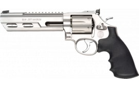 Smith & Wesson M686 170319 PFM 357 Mag 6" Weighted Barrel 6rd SS Hogue Grip Adj Rear Sights Revolver
