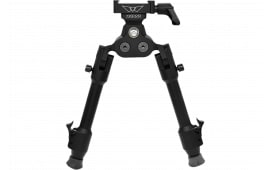 Warne 7924M Skyline Pro Bipod Black Anodized Arca Interface Head with Precision Legs