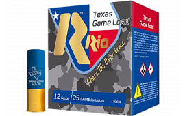 Rio Ammunition TGHV368TX Texas Game Load High Velocity 12GA 2.75" 1 1/4oz #8 Shot 25 Per Box/ 10 Case - 25sh Box