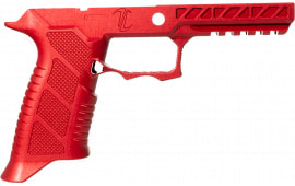 Timber Creek Outdoors P320 Pro Grip Module Red Aluminum Full Size for Sig P320, Flared Magwell, SSP320PROGMR.
