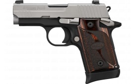 Sig Sauer 938-9-TXR3-AMBI P938 3" SAO XRAY-3 6/7rd TWO-TONE/WALNUT