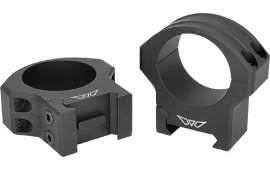Warne HyperLite 1" Low Scope Rings, Optical Accessory, MagnaFusion Alloy, 2.33 oz, Matte Black.