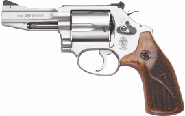 Smith & Wesson 178013 60 Pro DA/SA .357 3" 5 Wood Stainless Revolver