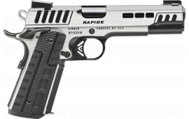 Kimber Mfg.,inc 3000425 Rapide Scorpius 8+1 5" Black KimPro II w/ Brush Polished Flats Stainless Steel Slide G10 Grip