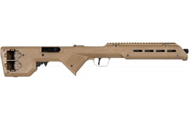 Desert Tech TRKRF2218FDE TREK-22 Rifle 22LR 18" Free Floating Barrel Polymer Stock