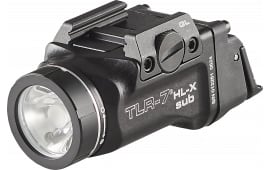 Streamlight TLR-7 HL-X Sub USB Rail-Mounted Light, Fits Glock 43X/48, 1000 Lumens, 6000 Series Aluminum.