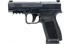 Canik HG7885-N Mete MC9LS 9mm Semi-Auto Pistol, 3.68" Barrel, Optic Ready Slide. 3 Dot Sights, 3 Backstraps, 2-10rd Mags - Black *MA COMPLIANT*
