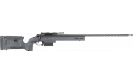 LaRue Tactical Siete Magnum LTKRGSIETE300WSM24GRY Bolt Rifle, 300 WSM, 24" Sendero Fluted, 3+1, Gray, Timney Trigger, Muzzle Brake.