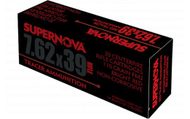 Piney Mountain Ammunition PMSN762R Red Tracer 7.62mm 124 GR Full Metal Jacket 20 Per Box/10 Case - 20rd Box