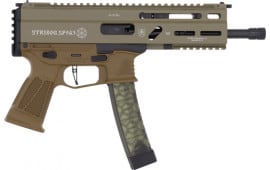 Standard Manufacturing 197892004770 Power Stribog SP9A3 8" Barrel 30 RD Mag FDE