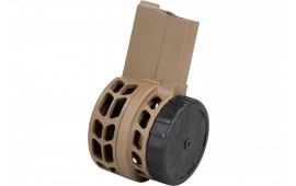 Warrior Systems MFG CO W15FDESK1 Warrior Skeletonized 50rd 5.56x45mm Fits AR-15 Flat Dark Earth Aluminum