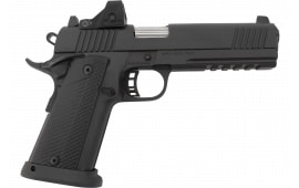 Rock Island Armory TAC Ultra FS HC Optic-Ready 51400 Pistol, 9mm, 5" Barrel, 17-Rd, Semi-Auto, G10 Grips, Black Parkerized.