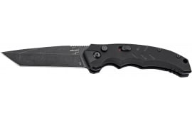 Boker 01BO797 Intention II 3.07" Folding Tanto Plain D2 Steel Blade Black G10 Handle