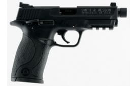Smith & Wesson 10199 M&P 22 Compact Supressor Ready SAO 22 LR 3.6" 10+1 Poly Grip Black
