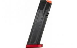 CZ USA 11452 Magazine P-10F/P09/DWX 9mm 19rd Black Red Base Plate