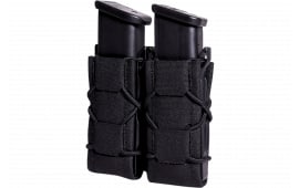 High Speed Gear 24PT02BK Taco Gen 2 Double Pistol Black Nylon Molle Compatible w/ Pistol