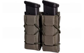 High Speed Gear 24PT02OD Taco Gen 2 Double Pistol OD Green Nylon Molle Compatible w/ Pistol
