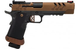 Kimber Mfg.,inc 3500053 2K11 Target (OR) 9mm 20+1 5" High Polished w/ Coyote PVD, Brush Polish Flats w/ DLC Coating Stainless Slide Aluminum Grip