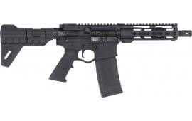 ATI ATIG15AX556QD7B Omni Hybrid Pistol 30rd Magazine, 7.5" Barrel, Mil-Sport Aluminum Upper, M-LOK Handguard with Blade Brace, Black