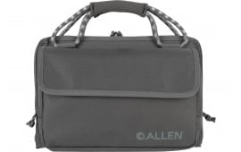 Allen Rollins Double Handgun Case Gray, 16.10" Length, Model 91414, Padded for Two Pistols.