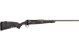 Fierce Firearms TWROG22CM20BRS Twisted Rogue 22" Smoked Bronze Cerakote Steel Threaded Barrel, Drilled & Tapped Steel Receiver, LR Negative Comb Sonora Ambush Camo Carbon Fiber Stock