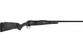 Fierce Firearms TWROG308WIN22BF Twisted Rogue 22" Armour Lube Black Steel Threaded Barrel, Drilled & Tapped Steel Receiver, LR Negative Comb Forest Camo Carbon Fiber Stock