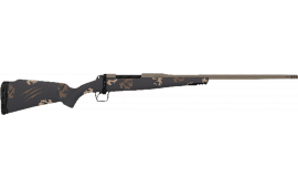Fierce Firearms TWROG7PRC22BRS Twisted Rogue 22" Smoked Bronze Cerakote Steel Threaded Barrel, Drilled & Tapped Steel Receiver LR Negative Comb, Sonora Ambush Camo Carbon Fiber Stock