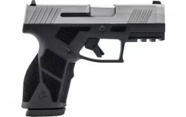 Taurus GX2 1-GX2939-10 Pistol 9mm 3.38" Barrel 10+1 Striker-Fired Black/Stainless, Manual Safety, Accessory Rail