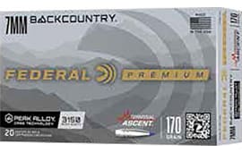 Federal P7BCTA1 BackCountry 7mm 155 GR 20 Per Box/10 Case - 20rd Box