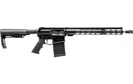 Patriot Ordnance Factory 02358 LMR Base 10+1 16.50" Black Aluminum Receiver A2 Style Grip