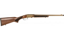 GForce Arms GFTXP3520YT GFTXP Youth 1rd 20" Bronze Single Shot Barrel, Bronze Picatinny Rail Steel Receiver, Fixed Walnut Stock
