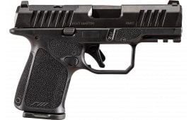 Rost Martin RM1SBLKOSP RM1C 17+1 3.60" Black Tenifer Optic Ready/Serrated Black RGT Grip