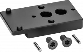 Griffin Armament GSMARMRFP AIS Flat Mount Plate Black Anodized Hardcoat 6061 T6 Aluminum