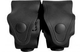 1791 Gunleather RVSLDSBLA Speed Loader Double Carrier Black Steerhide Compatible w/ 5/6 Shots