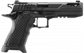 Oa Defense OA2311FPROELTBLKPRT21 2311 Pro Elite 17+1/21+1 5" Black DLC Ported Barrel, Black Optic Ready/Serrated Slide, Black Aluminum Frame w/Picatinny Rail, Black Grip, Ambidextrous