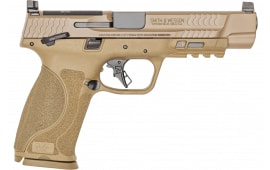 Smith & Wesson 13569 M&P9 M2.0 5" Optic Ready17rdThumb Safety FDE