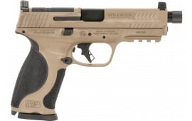 Smith & Wesson 14163 M&P9 M2.0 Metal 4.625" 17-SH OR Threaded Barrel FDE
