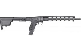 Smith & Wesson 13782 M&P FPC 20+1 16.25" Black Armornite Threaded Barrel, Black Anodized Picatinny Rail Aluminum Receiver, Folding Black Synthetic Stock, Black Grip, Includes 3 Mags & Carry Bag