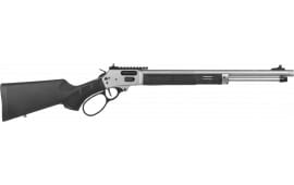 Smith & Wesson 13813 1854 10+1 19.25" Stainless Threaded Barrel, Picatinny Rail Stainless Steel Receiver, M-LOK Forend, Fixed w/Textured Grip Panels Black Synthetic Stock