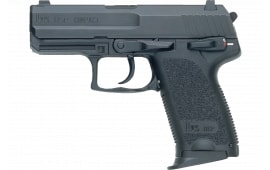 HK M704037A5 USP40C V7 LEM DAO 3.58" 12+1 Black Poly Grip/Frame Blued