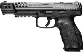 Heckler and Koch 81001009 VP9 Match Push Button O-RDY 5.51" Barrel FS 4-15rd Black