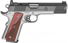 Springfield Armory PX9120LAOS 1911 Ronin 8+1 5" Stainless Steel Barrel Optic Ready Blued Slide Crossed Cannons Checkered Grip