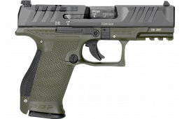 Walther Arms 2858428 PDP Compact Optic Ready 4" 15+1 Black Steel Slide Performance Duty Textured Polymer Grip