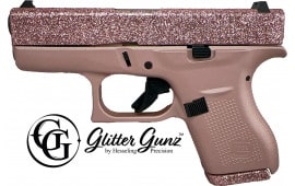 Glock UI4250201RGGG 42 3.25 Rose Gold Glitter Gunz